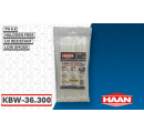 Кабелни връзки HAAN KBW-36.300 бели (100бр./1пакет) thumb image
